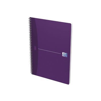 3020120022079-Oxford Office Essentials - Cahier à spirale A4 (21x29,7 cm) - 100 pages - petits carreaux (5x5 mm) - disponibl-Angle droit-6