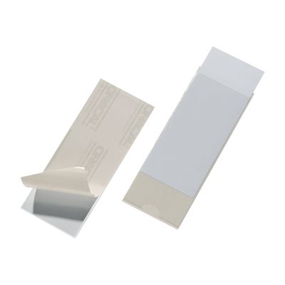 4005546889252-DURABLE POCKETFIX - 10 Porte-étiquettes adhésives - 60 x 150 mm - transparent-Avant-0