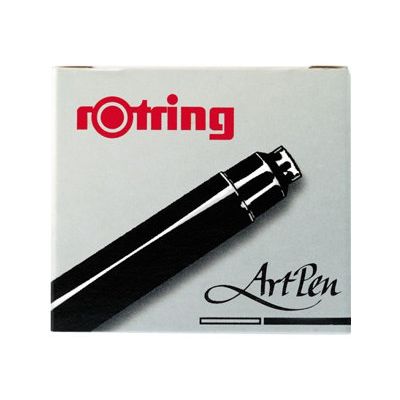 4006856598278-Rotring ArtPen - 6 Cartouches d'encre - noir-Avant-0