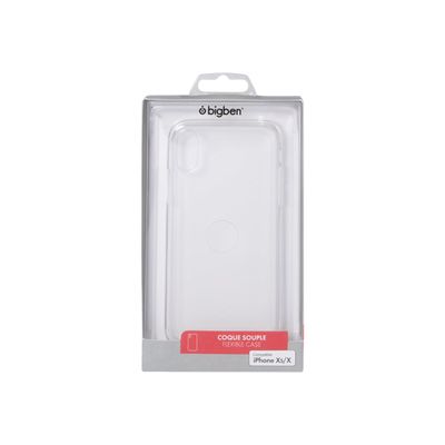 3571211376224-Bigben - Coque de protection pour iPhone X/XS - transparent-Avant-1