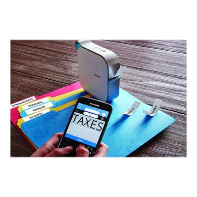 3501179782430-Dymo MobileLabeler  -  Étiqueteuse  - imprimante d'étiquettes  - bluetooth-Angle droit-4