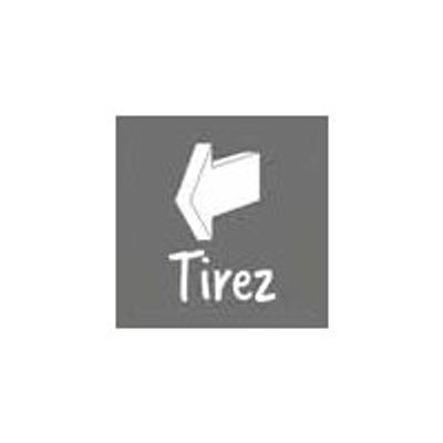 8711234004734-Pickup Home 3D - Plaque Acrylique Tirez - 9 x 9 cm - gris-Avant-0