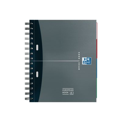 8412771025007-Oxford Europeanbook - Cahier A5 - 200 pages - petits carreaux (5x5 mm) - disponible dans différen-Avant-9