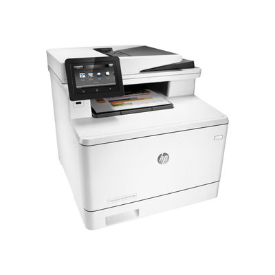 888793383414-HP Color LaserJet Pro MFP M477fdn - imprimante multifonction - couleur - laser-Angle gauche-5