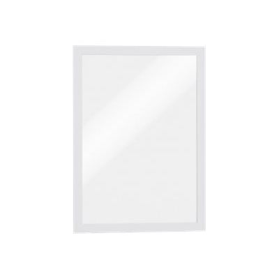 4005546978505-Durable Duraframe - Cadre d'affichage adhésif - A3 - argent-Avant-0