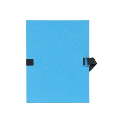 3130630007227-Exacompta - Chemise à sangle - bleu-Avant-0