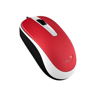4710268251002-Genius DX-120 - souris filaire - Rouge-Angle gauche-0