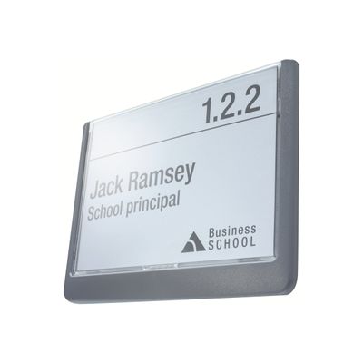 4005546404660-Durable Click Sign - Plaque de porte - A6 paysage-Angle droit-1