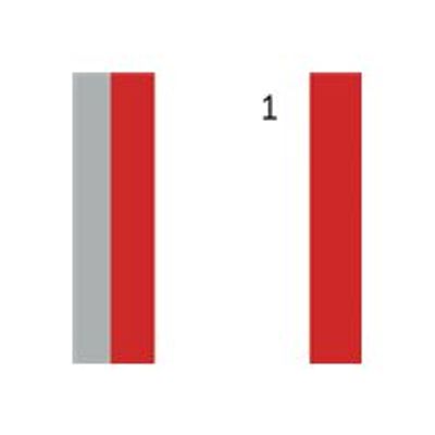 3416790002440-ELVE -  Bloc vendeurs - 100 tickets - 135 x 60 mm - rouge-Gros plan-1