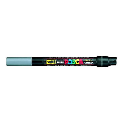 4902778665848-Posca - Feutre pinceau pointe souple - argent-Angle gauche-0
