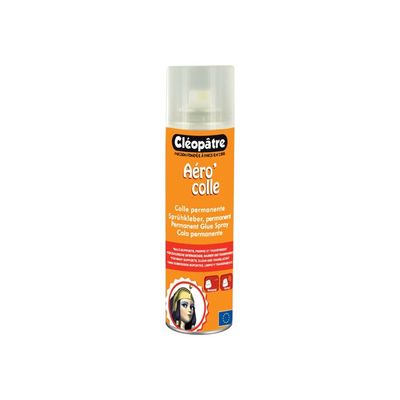 3134729102503-Cléopâtre Aéro'colle - Bombe de colle aérosol - 250 ml - Permanent-Avant-0