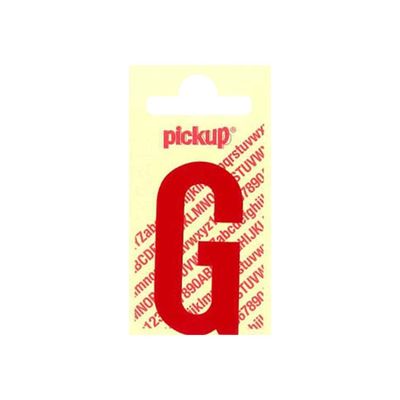 8711234243065-Pickup - Étiquette autocollante - 150 mm - Lettre G - rouge brillant-Avant-1