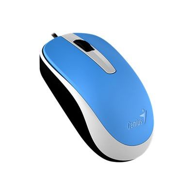 4710268250999-Genius DX-120 - souris filaire - Bleu-Angle gauche-0