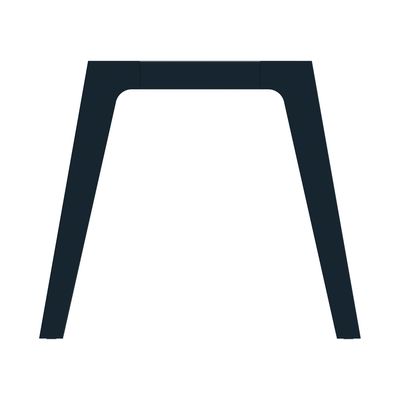 3253310162440-Bureau simple STEELY - L160 cm - Bureau suivant - Pieds carbone - plateau Blanc perle--1