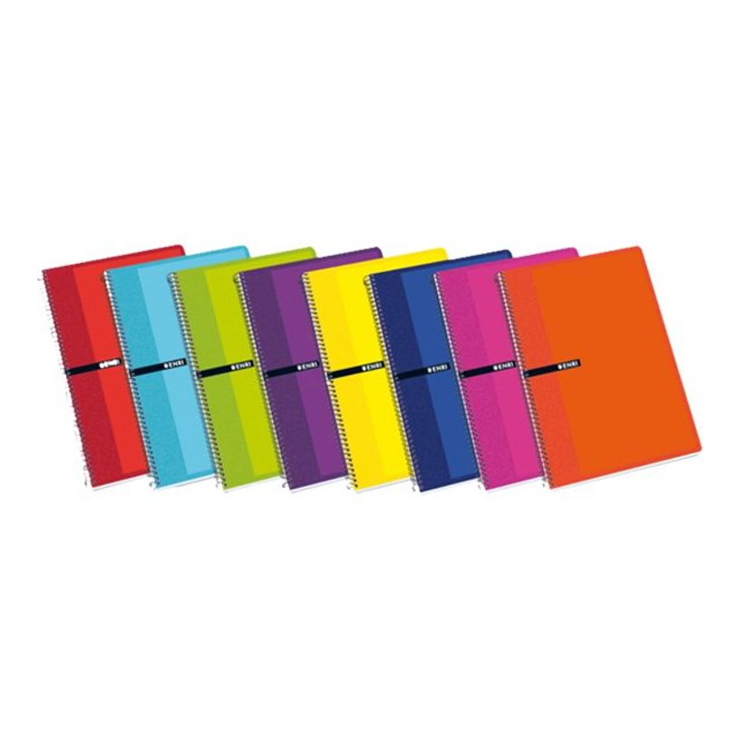 8412771083748-ENRI 4° - Cahier de notes - reliure à spirale - 80 feuilles / 160 pages - réglé - disponibl-P_3104_1-0