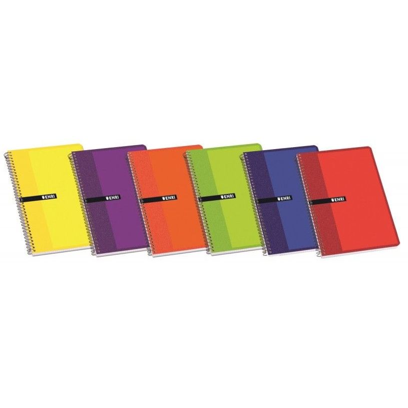 8412771087050-ENRI F° - Cahier de notes - reliure à spirale - 80 feuilles / 160 pages - carré - disponible-P_7890_1-0