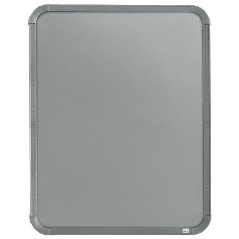 0400000080062-Nobo - Tableau couleur argenté Slimline en acier laqué - 360 x 280 mm-P_8006_1-0