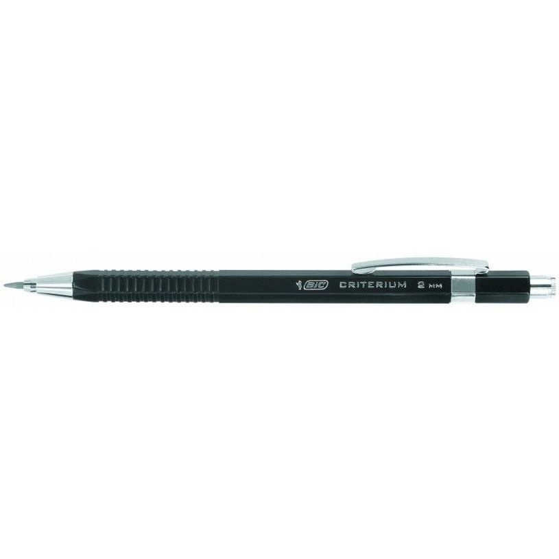 0070330421943-BIC CRiTERiUM - Porte-mine - HB - 2 mm - rétractable - avec gomme (pack de 12)-P_8138_1-0