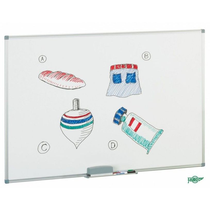 8425901800603-Faibo Economic - Tableau blanc - 450 x 600 mm - mélamine - blanc-P_10244_1-0