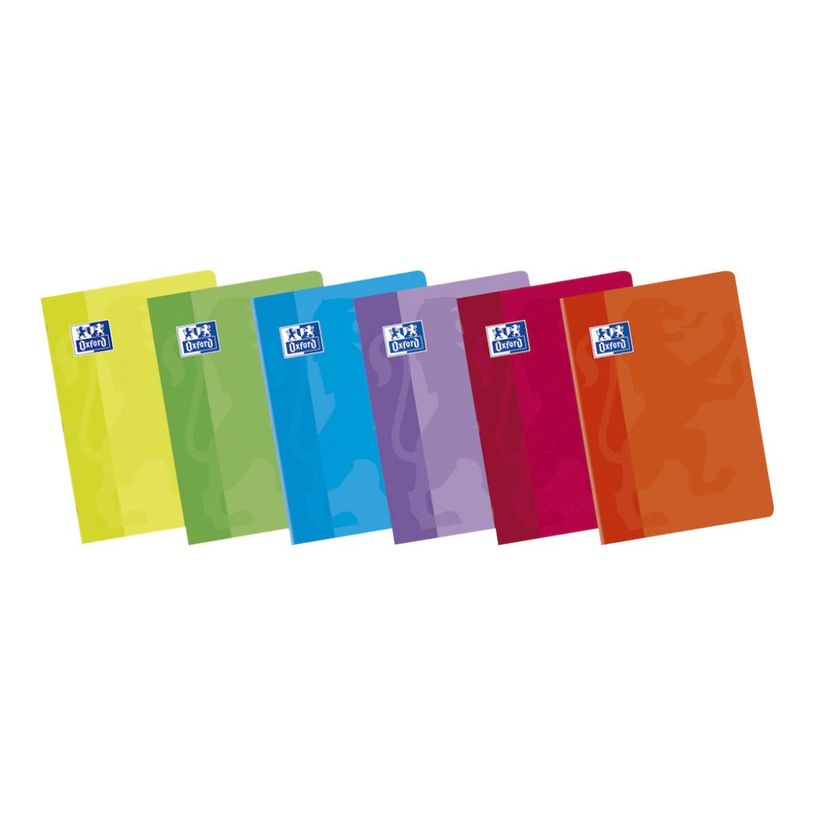 8412771086053-Oxford School Classic - Cahier de notes - agrafé - A4 - 48 feuilles / 96 pages - papier blanc - petits carreaux - disponible en di-P_11661_1-0