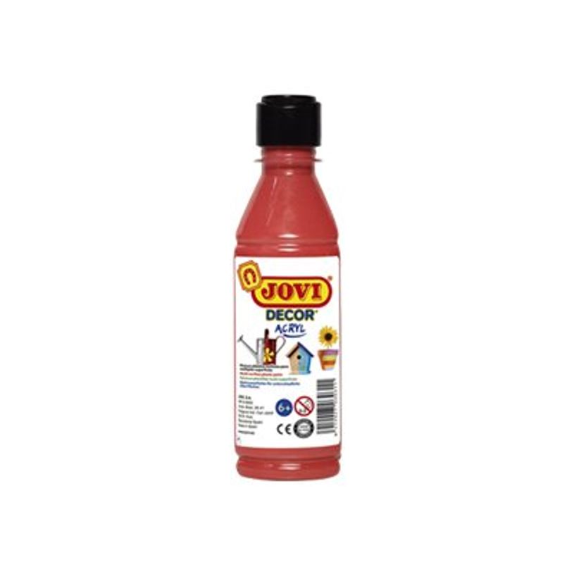 8412027024402-JOVIDECOR School - Peinture - peinture acrylique - Vermillon - 250 ml-P_15521_1-0