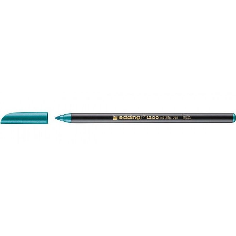 4004764926237-edding 1200 - Feutre de coloriage - 0.5-1 mm - vert métallique-P_128325_1-0