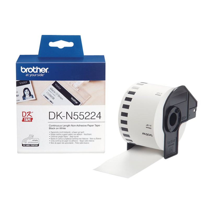 4977766665759-Brother DKN55224 - Papier - noir sur blanc - Rouleau (5,4 cm x 30,5 m) 1 rouleau(x) ruban - pour Brother QL-1050, QL-1060, QL-500, QL-550, QL-560, QL-570, -P_300004002_5-1