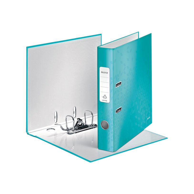 4002432104062-Leitz WOW 180° - Classeur à levier - Dos 50 mm - A4 - pour 350 feuilles - bleu iceberg-P_300018712_8-1