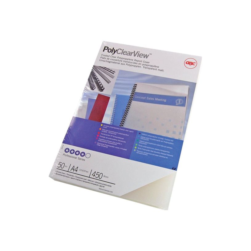 013465387166-GBC PolyClearView - 100 couvertures à reliure A4 (216 x 303 mm) - 350 microns-P_300020255_1-0