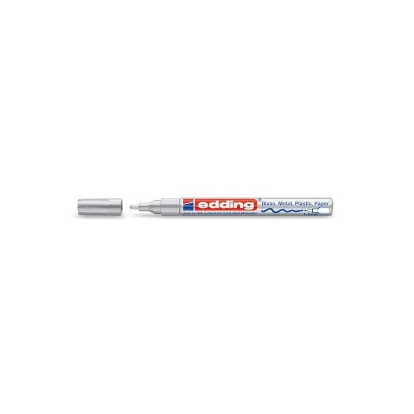 4004764498130-edding 751 paint - Marqueur - permanent - argent - encre pigmentée à base d'eau - 1-2 mm-P_300020915_1-0