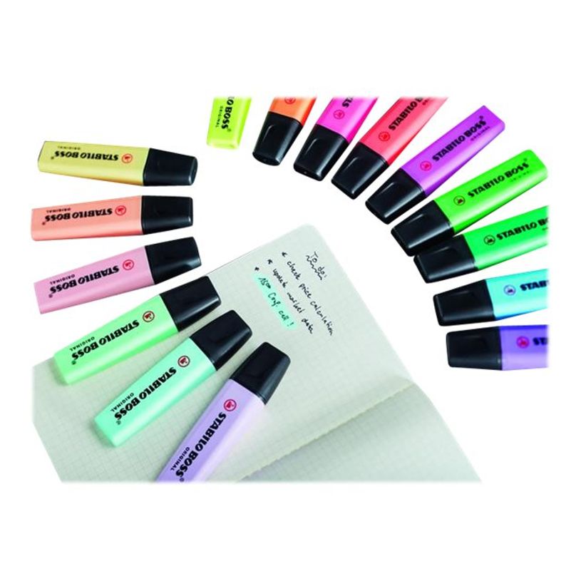 4006381517478-STABILO BOSS ORIGINAL - Pack de 15 surligneurs - couleurs assorties-P_300025986_3-3