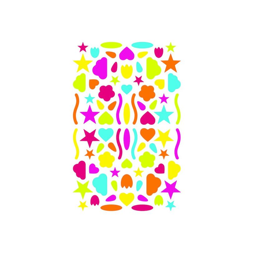 3609510910648-Maildor Initial - adhésif décoratif - géométrique - 20 feuilles - pastel, couleur vive-P_300029709_1-7