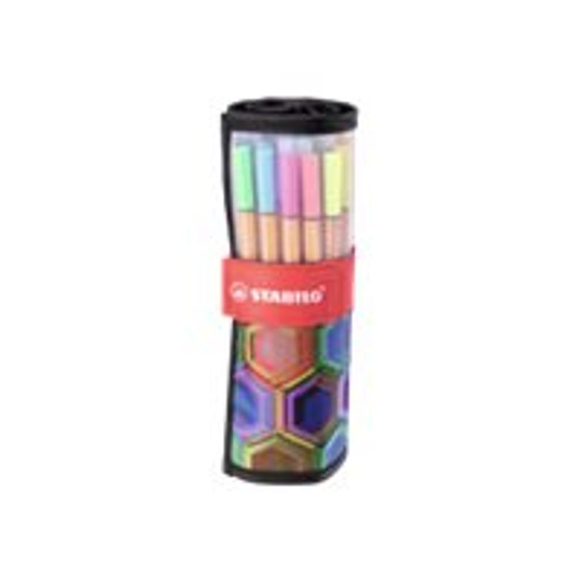 4006381566988-STABILO Pen 88 Arty - Rollerset de 25 Feutres - couleurs assorties-P_300040351_1-0
