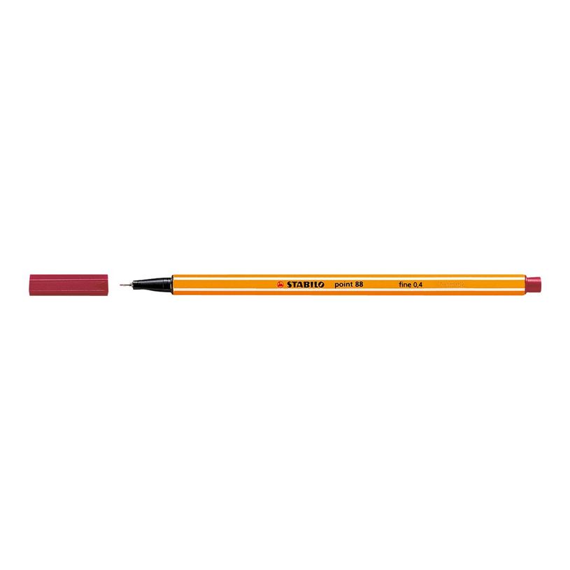 4006381574723-STABILO point 88 - Feutre fin - 0.4 mm - rouge terracota-P_300040366_1-0