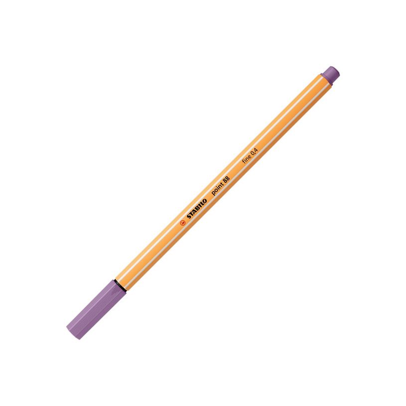 4006381574570-STABILO point 88 - Feutre fin - 0.4 mm - violet gris-P_300040369_1-0