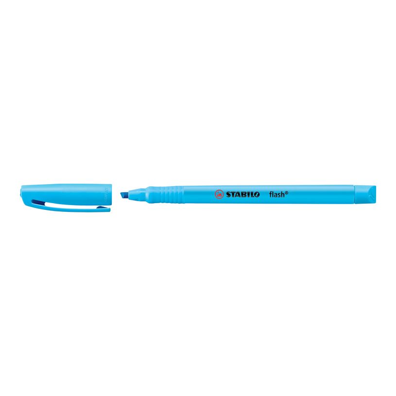 4006381131254-STABILO flash - Surligneur - pour papier fax - bleu fluorescent - encre à l'eau - 1-3.5 m-P_300042864_2-1