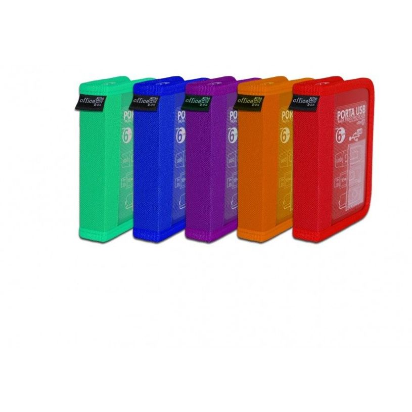 8435258660157-Fraga Import - Boîtier de lecteur Flash USB - capacité : 6 lecteurs flash USB - couleurs-P_300044424_1-0