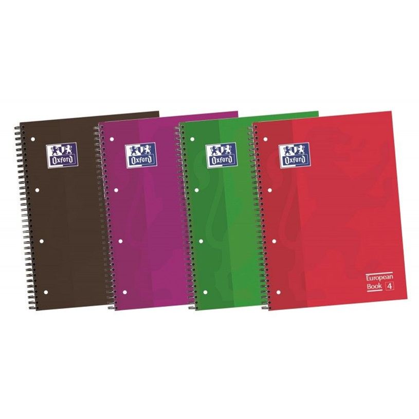 8412771002558-Oxford Classic EuropeanBook - Cahier de notes - reliure à anneaux métalliques - A4/A4+ - 120 feuilles / 240 pages - petits carreaux - 4 trous - dis-P_300045158_1-0