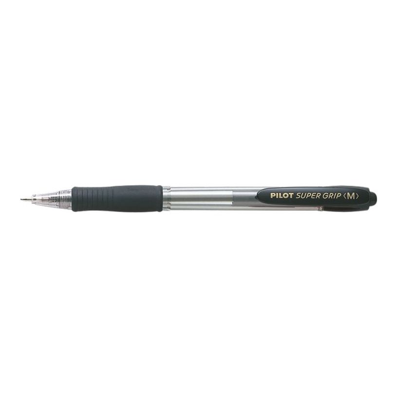 4902505154881-Pilot Super Grip - Stylo à bille - noir - encre à huile - 1 mm - rétractable-P_300045758_1-0