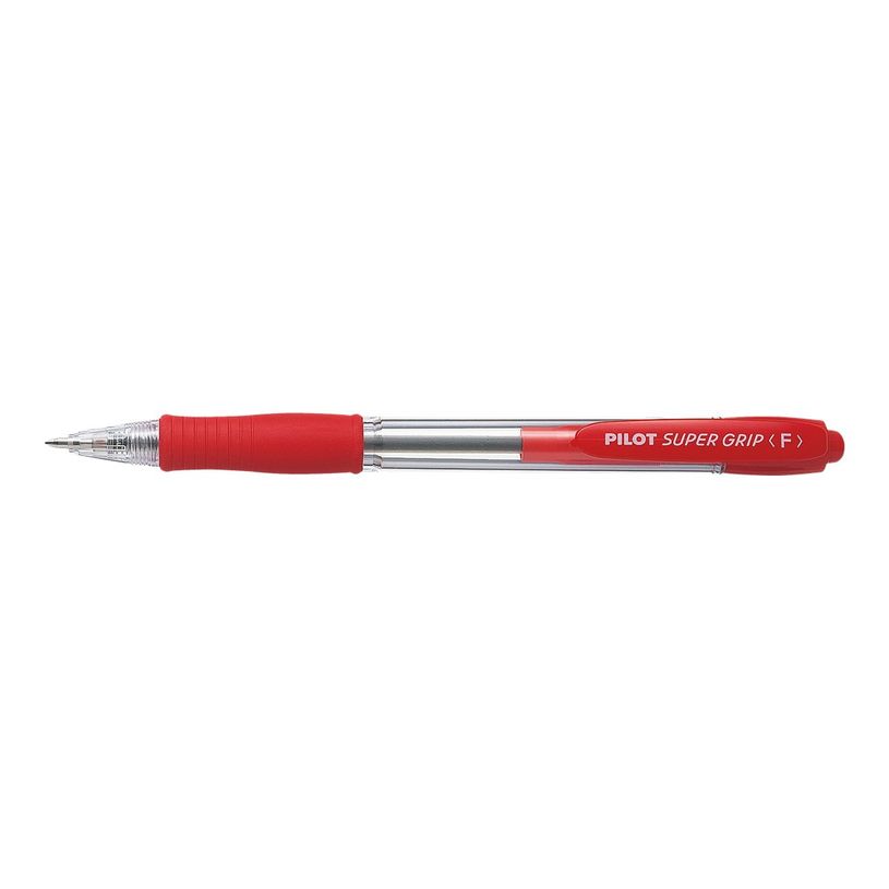 4902505154898-Pilot Super Grip - Stylo à bille - rouge - encre à huile - 1 mm - rétractable-P_300045759_1-0