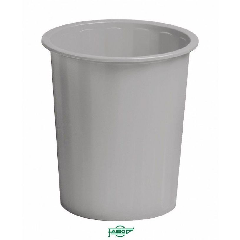 8425901305030-Faibo - Corbeille à papier - 14 L - polypropylène (PP) - gris-P_300046652_2-0