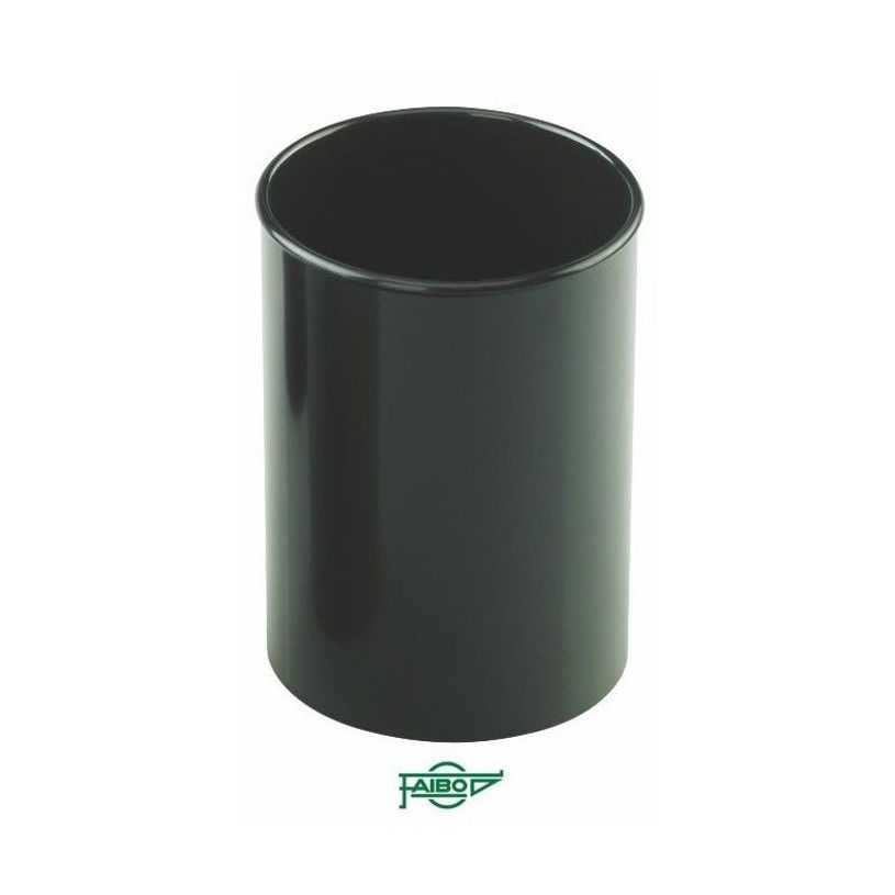 8425901225024-FAIBO - Pot à crayons - rond - polystyrène (PS) - noir opaque-P_300046672_1-0