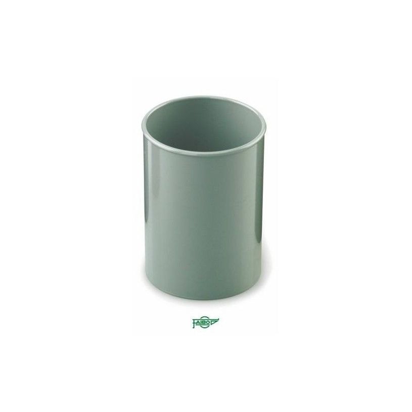 8425901225086-FAIBO - Pot à crayons - rond - polystyrène (PS) - gris opaque-P_300046675_1-0