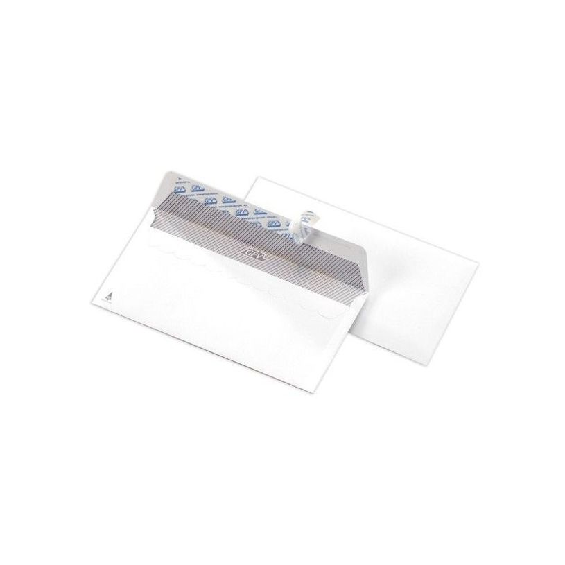 2925585018586-Kores - Enveloppe - 110 x 220 mm - portefeuille - côté ouvert - auto-adhésif (peler et sceller) - 1 fenêtre - doublure de-P_300046804_1-0