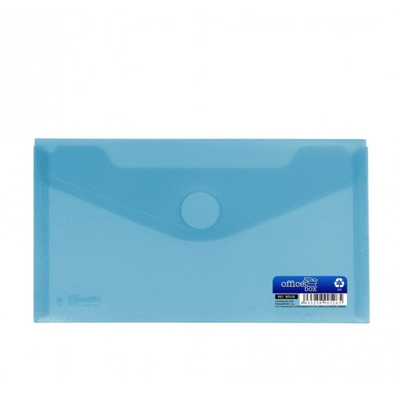 8435258905265-Office Box Classic - Pochette - DL - pour 125 x 225 mm - capacité : 100 feuilles - bleu, -P_300046835_1-0