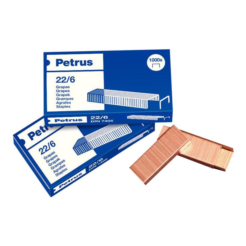 8411772557210-Petrus - Agrafes - 22/6 - 6 mm - pack de 1000 - pour Leitz 50XX, 55XX; NeXXt 55XX; WOW NeXXt 5008; Petrus 210-P_300047124_1-0