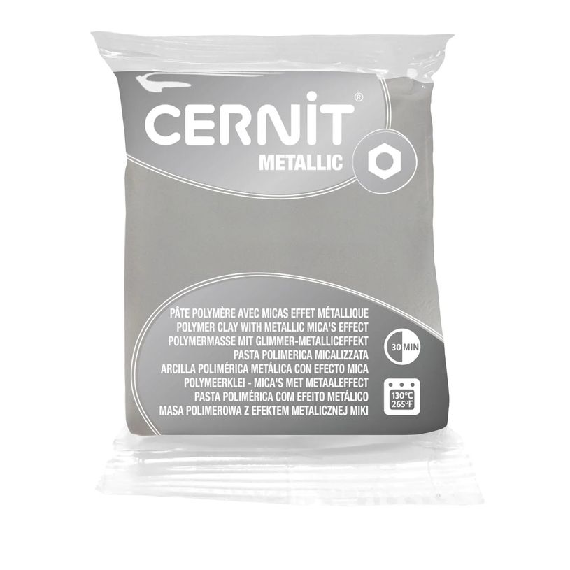 5411711459745-Cernit Metallic - Pâte à modeler - 56 g - nacré - argile polymère--0