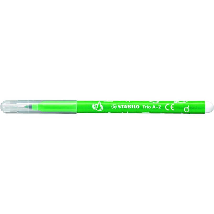 4006381355230-STABILO Trio A-Z - 12 Feutres dont 2 fluo - pointe moyenne-P_378112_2-1