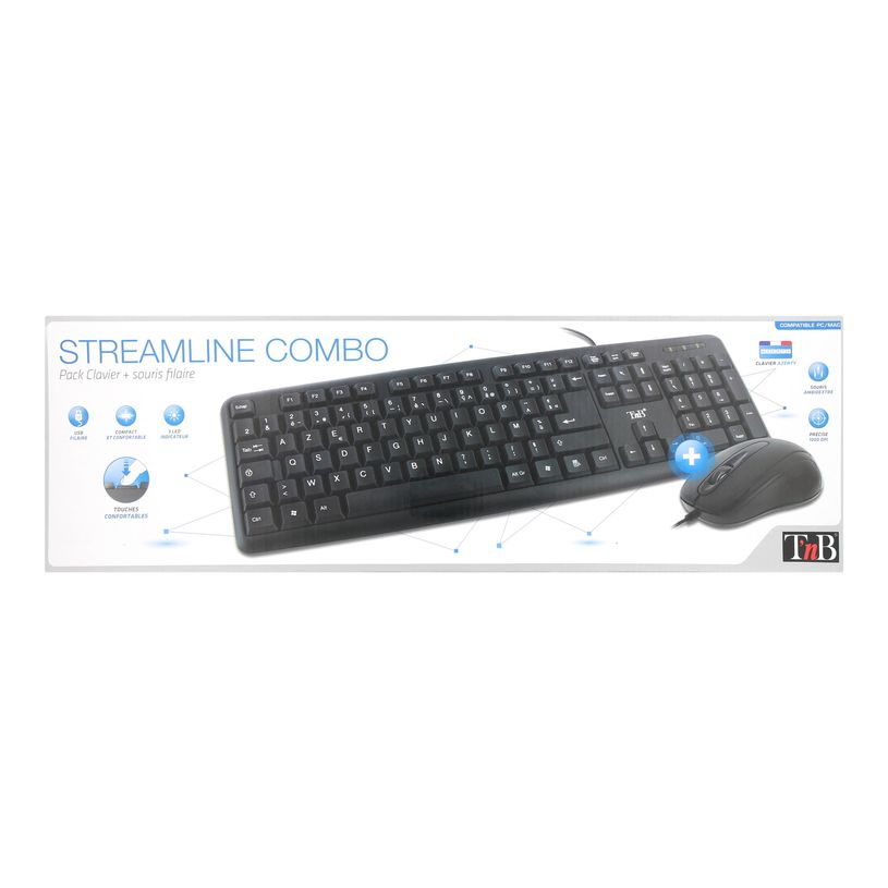 3303170071915-T'nB STREAMLINE COMBO - ensemble clavier et souris filaire - noir-P_400000243_1-2