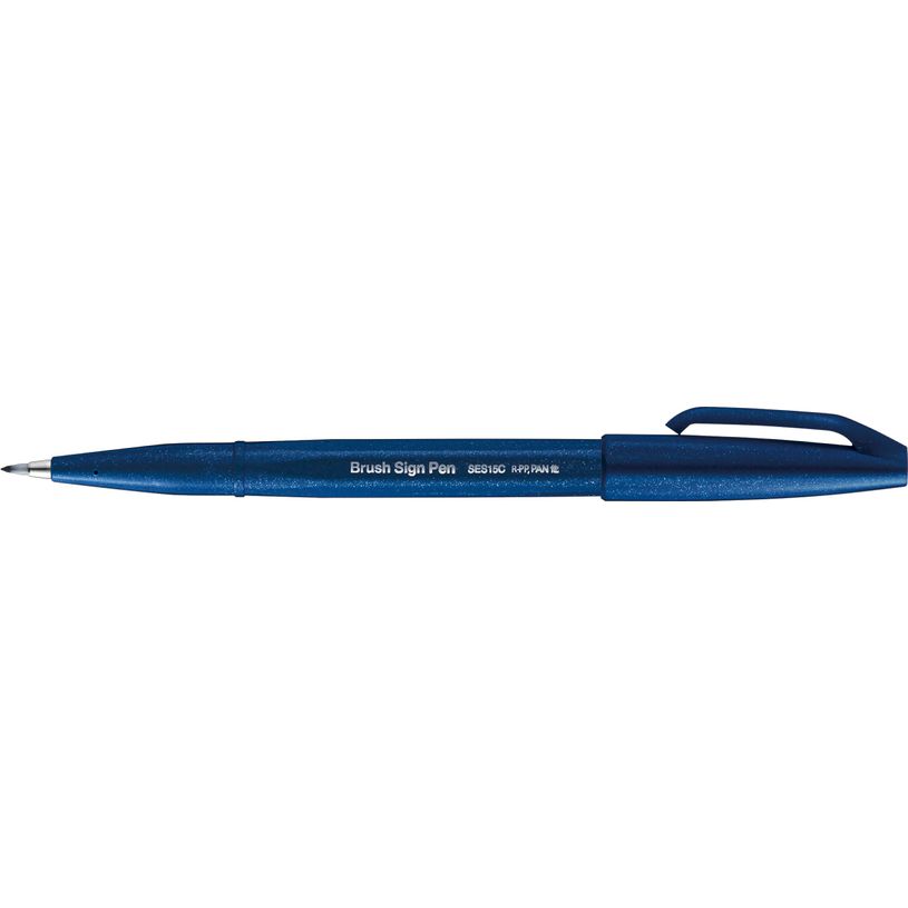 4902506365019-Pentel Sign pen - Feutre pinceau à pointe souple - bleu nuit-P_400001330_2-0